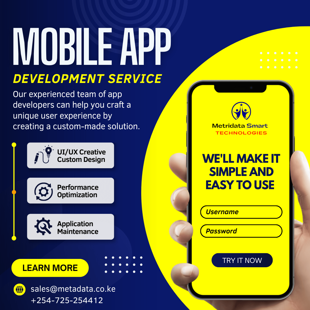 Mobile App Development in Kenya β Costs, Options & How to Get Started in 2026 Modern Mobile App Development