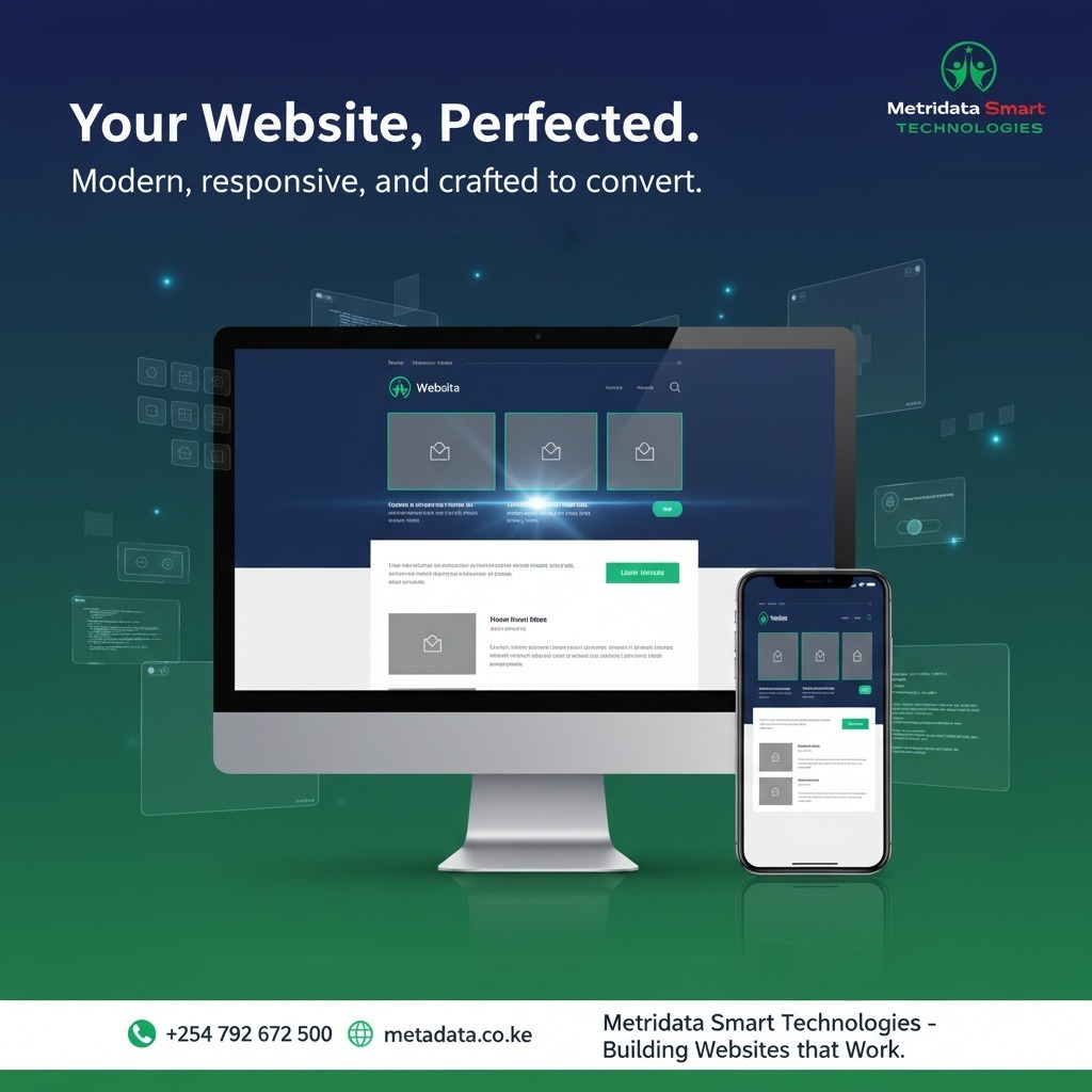 Metridata website design and development